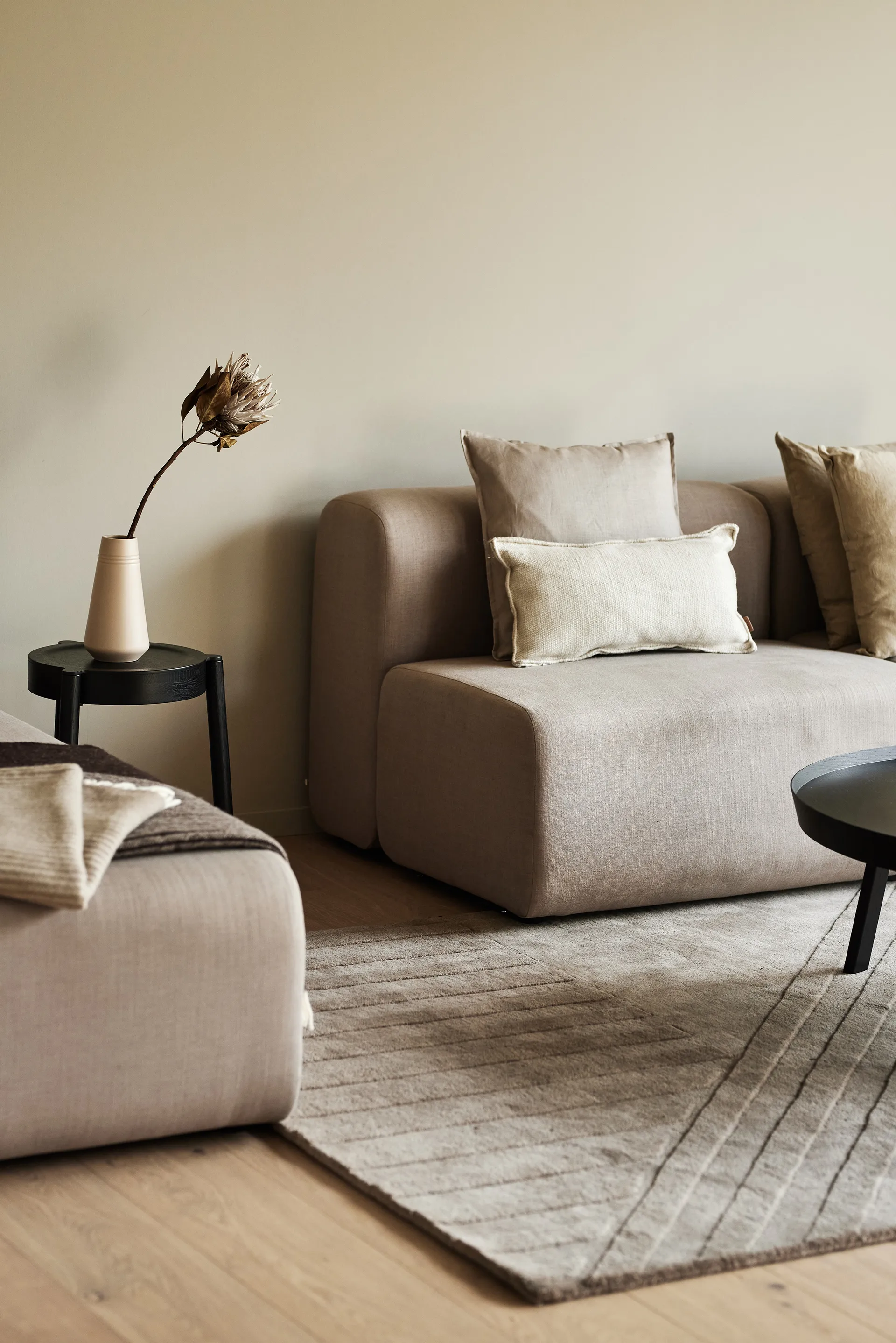 Levels ウールラグ ストライプ mole, 170x240 cm NJRD | 二オール