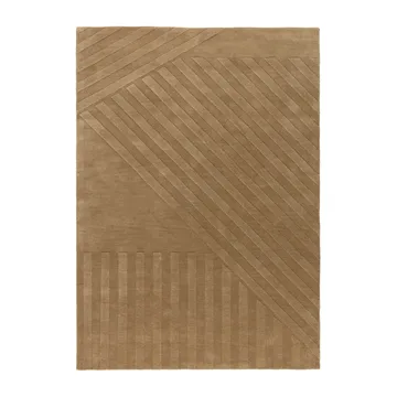 Levels Stripes ウールラグ - Beige, 170x240 cm - NJRD | 二オール