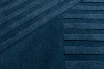 Levels Stripes ウールラグ - Blue, 200x300 cm - NJRD | 二オール