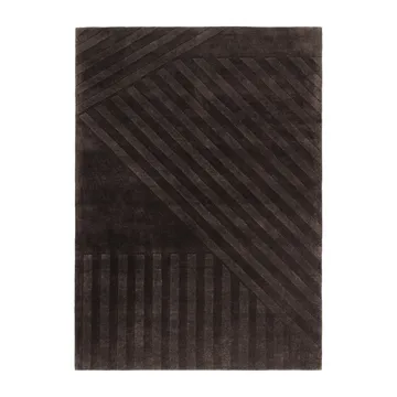 Levels Stripes ウールラグ - Brown, 170x240 cm - NJRD | 二オール