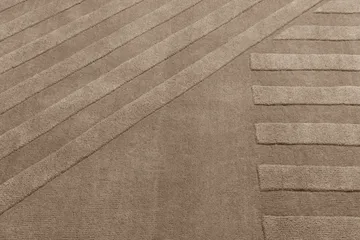 Levels Stripes ウールラグ - Taupe, 170x240 cm - NJRD | 二オール