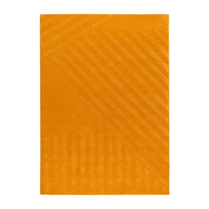 Levels Stripes ウールラグ - Yellow, 200x300 cm - NJRD | 二オール