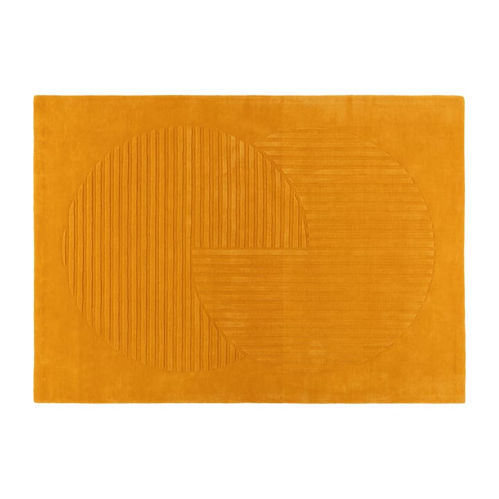 Levels ウールラグ サークルズ yellow - 170x240 cm - NJRD | 二オール