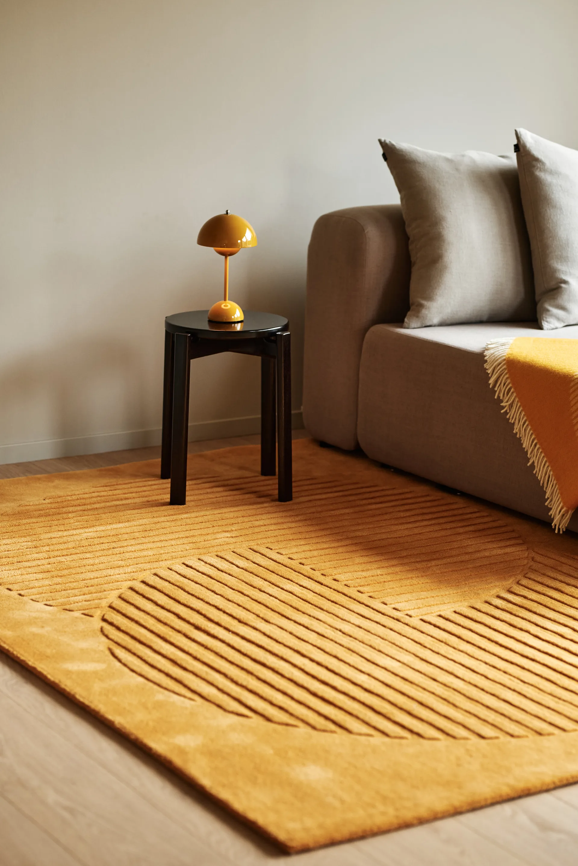 Levels ウールラグ サークルズ yellow, 170x240 cm NJRD | 二オール