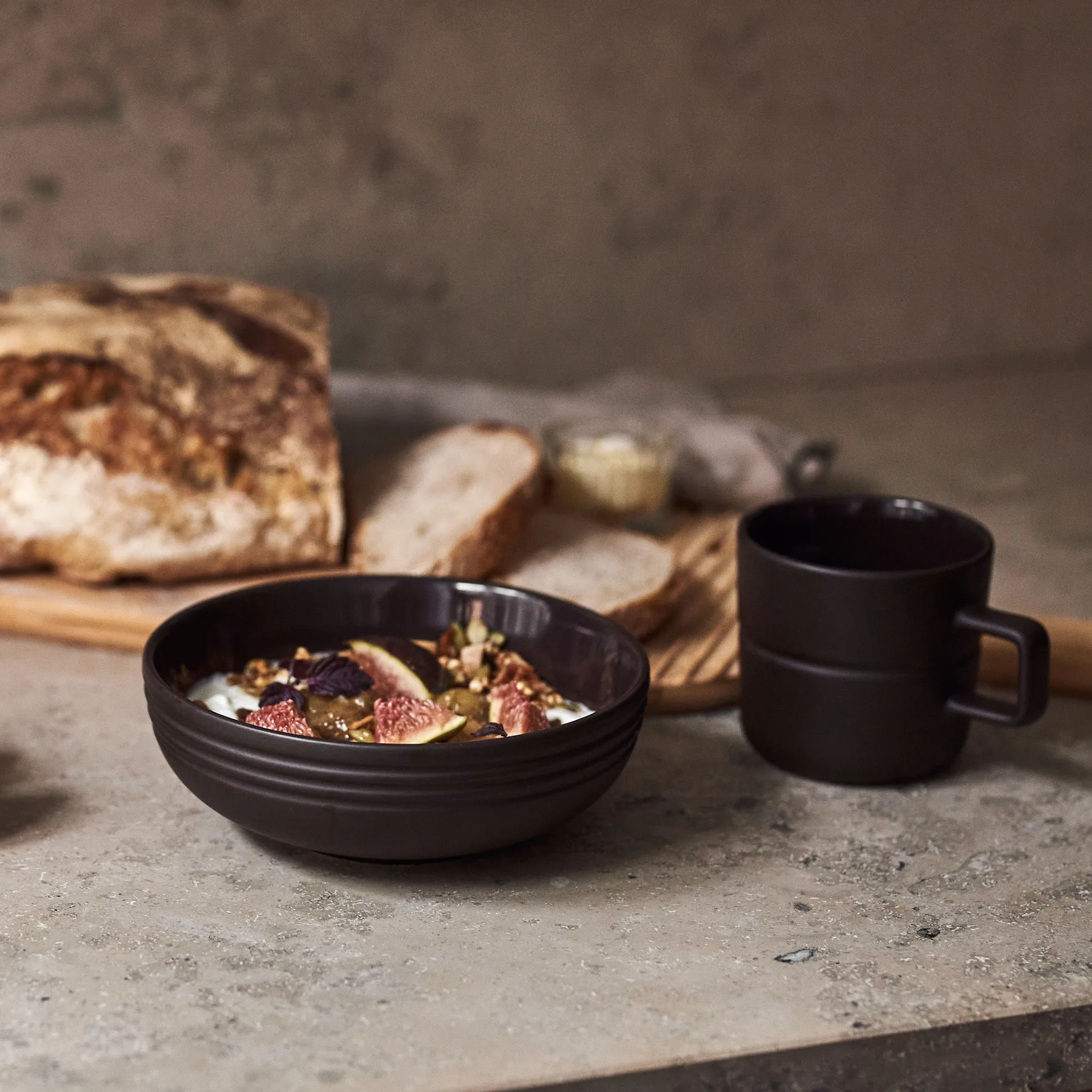 Lines ボウル Ø16 cm 6パック, brown NJRD | 二オール