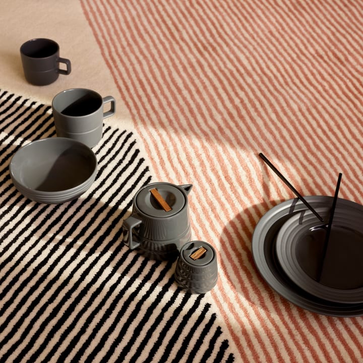 Lines ボウル Ø16 cm 6パック, dark grey NJRD | 二オール