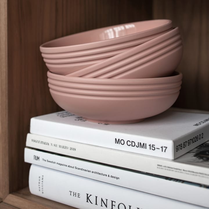 Lines ボウル Ø16 cm 6パック, pink NJRD | 二オール