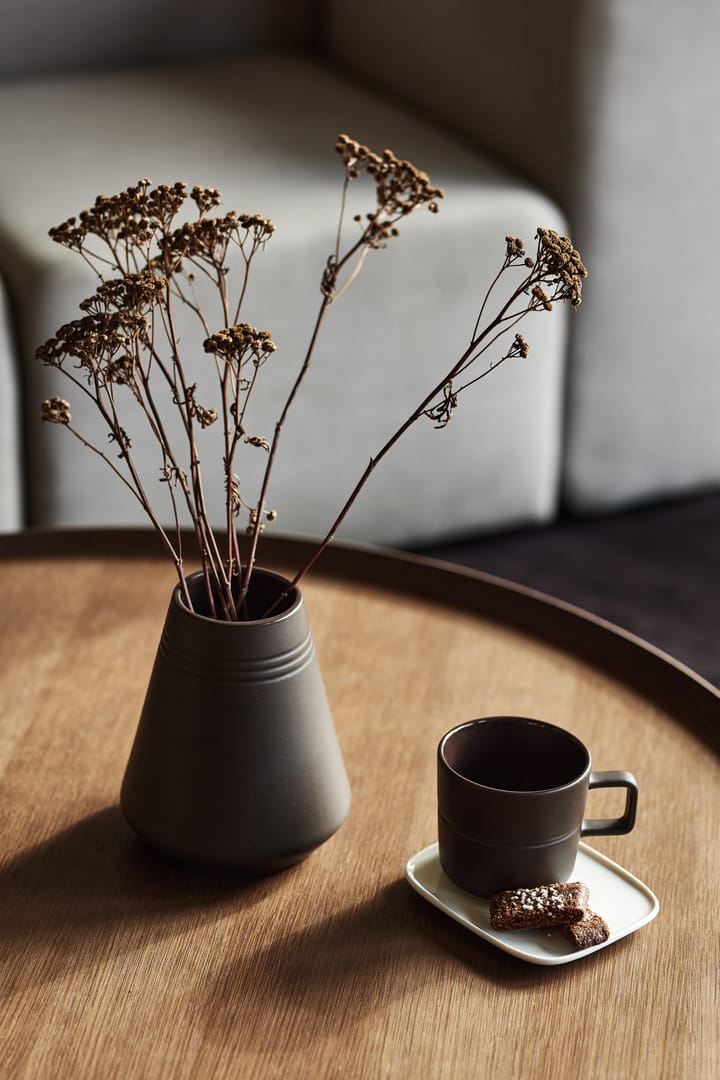 Lines 花瓶 18 cm - Brown - NJRD | 二オール