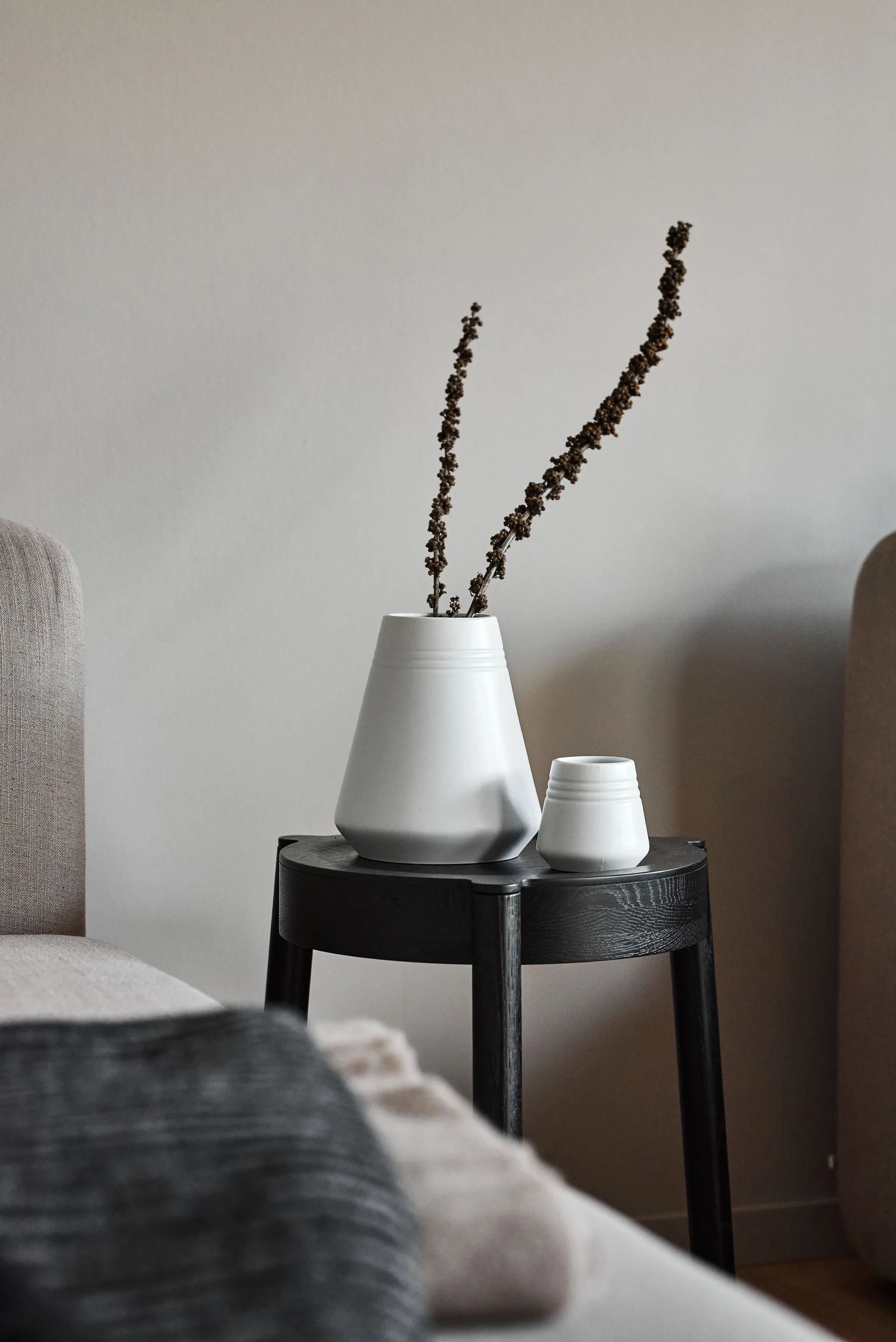 Lines 花瓶 18 cm, White NJRD | 二オール