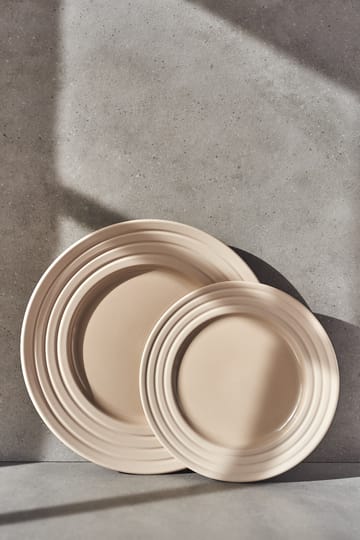 Lines スモール プレート Ø21 cm 6パック - beige - NJRD | 二オール