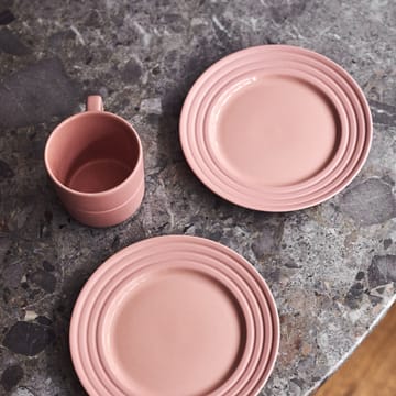 Lines スモール プ�レート Ø21 cm 6パック - pink - NJRD | 二オール