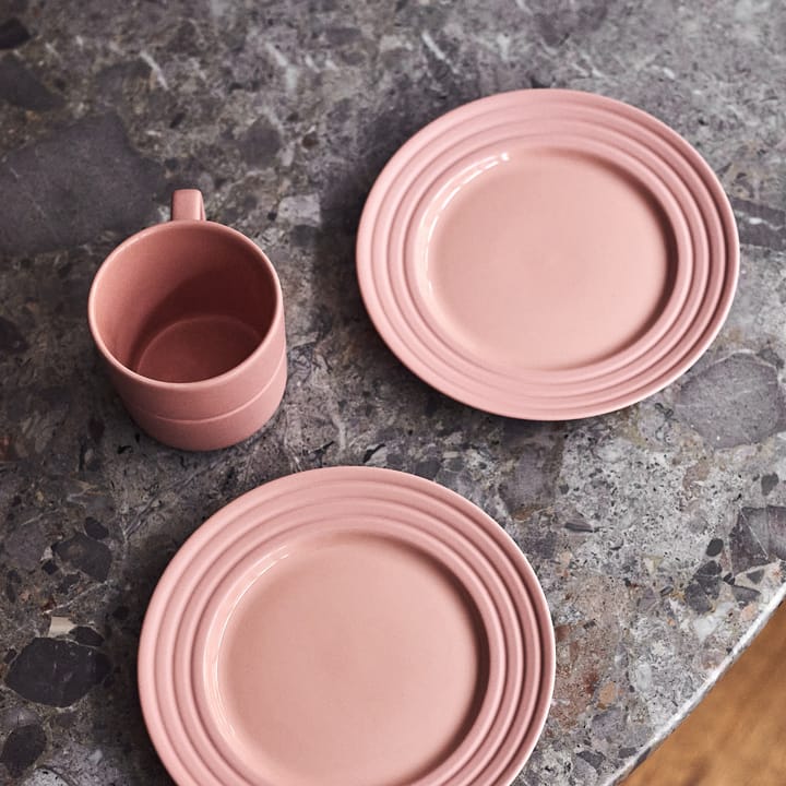 Lines スモール プレート Ø21 cm 6パック, pink NJRD | 二オール