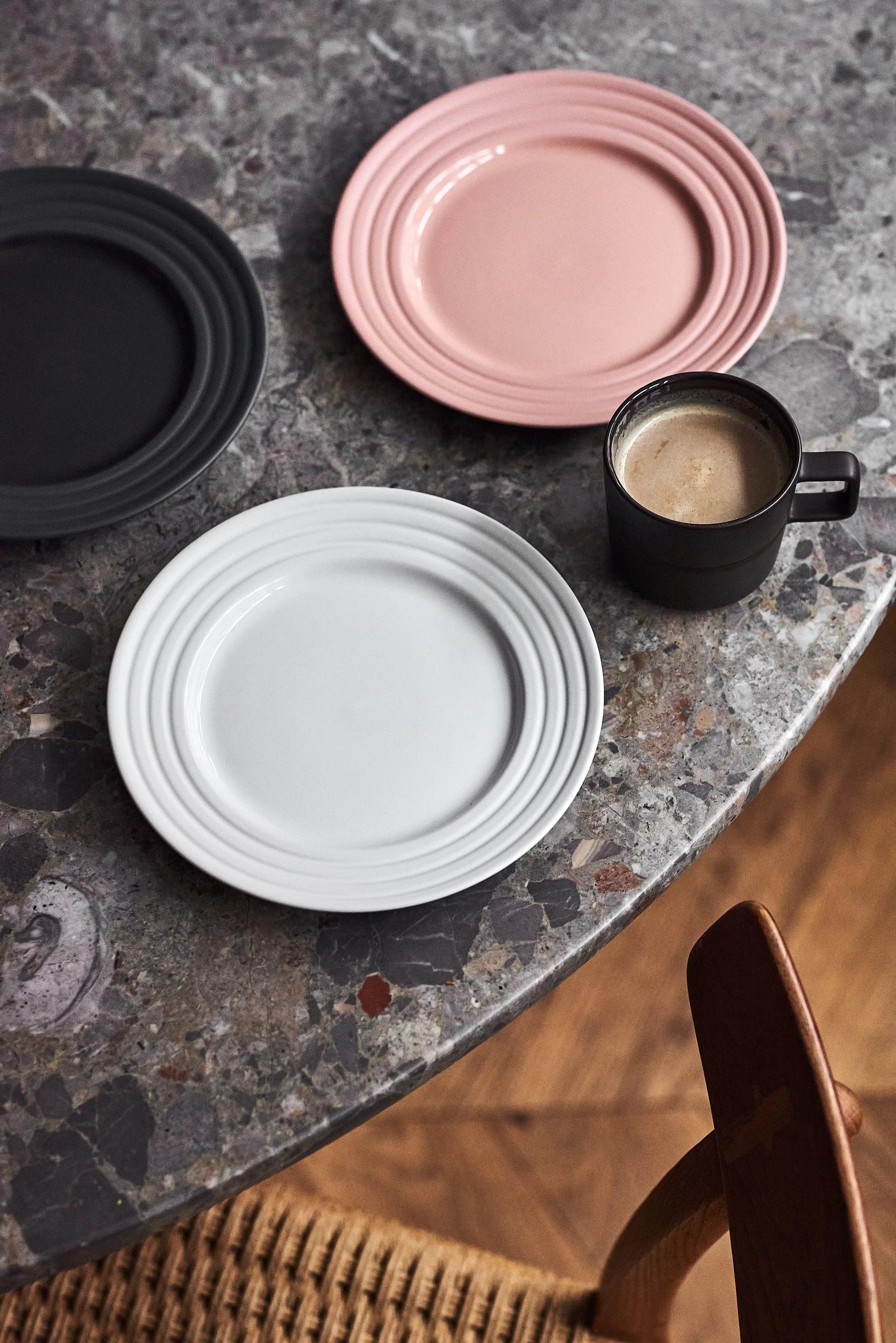 Lines スモール プレート Ø21 cm 6パック, pink NJRD | 二オール