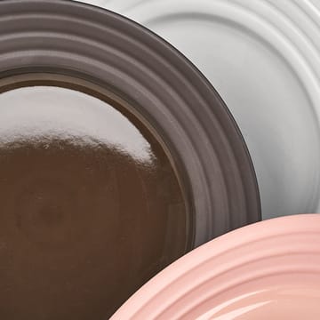 Lines スモール プレート Ø21 cm - brown - NJRD | 二オール