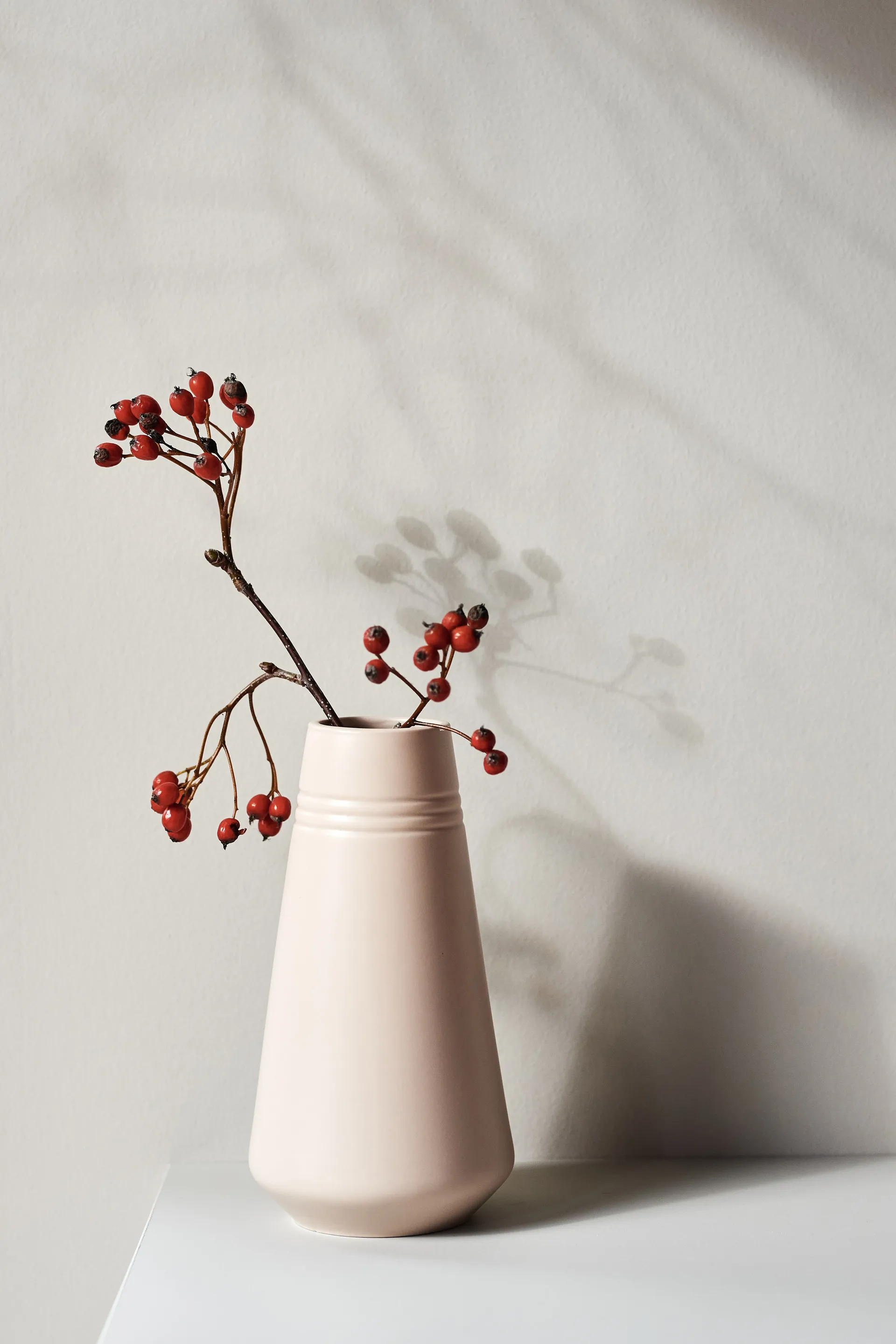 Lines 花瓶 22 cm, Beige NJRD | 二オール