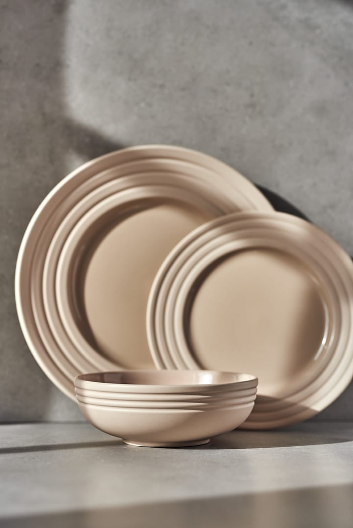 Lines プレート Ø27 cm 6パック, beige NJRD | 二オール