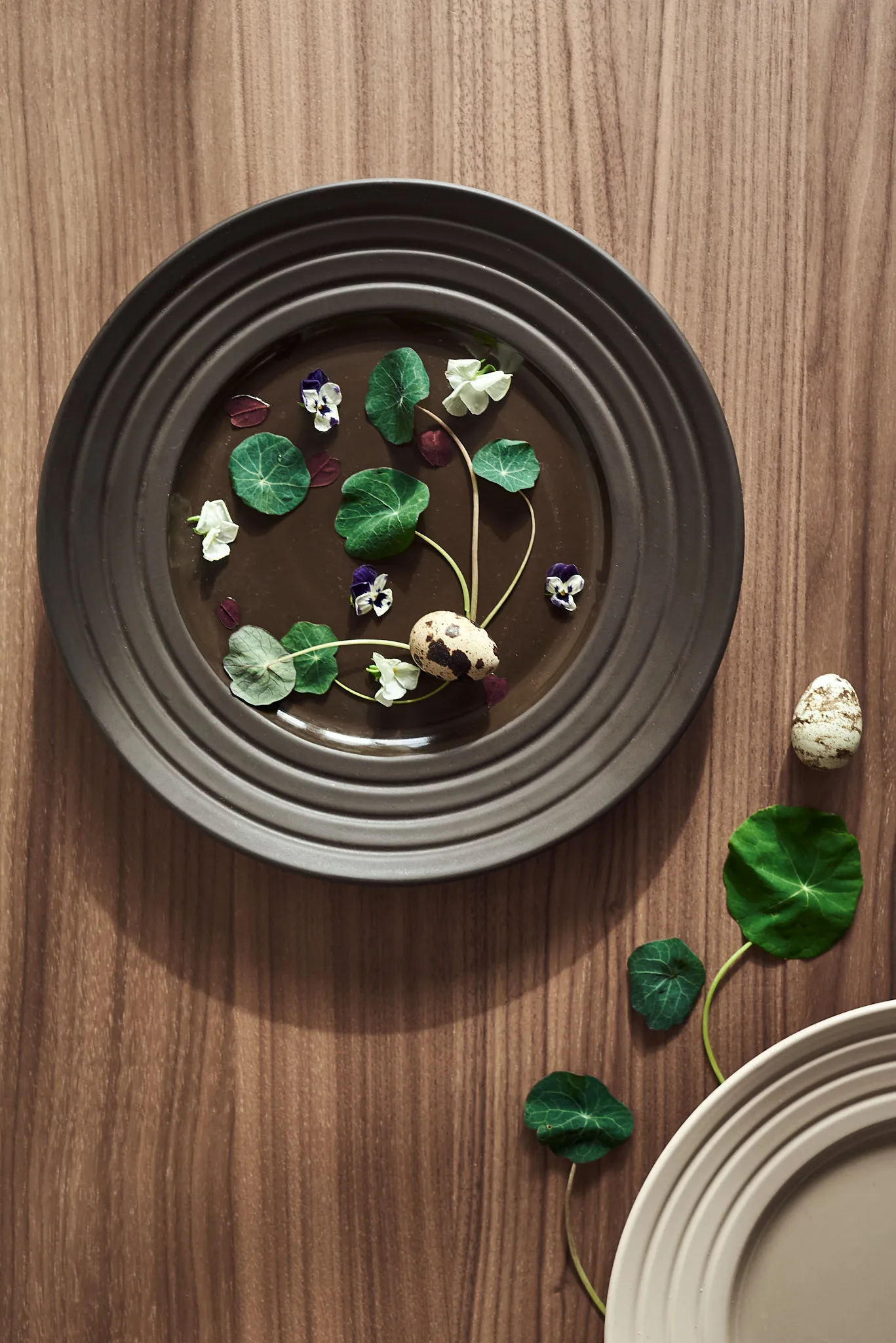 Lines プレート Ø27 cm 6パック, brown NJRD | 二オール