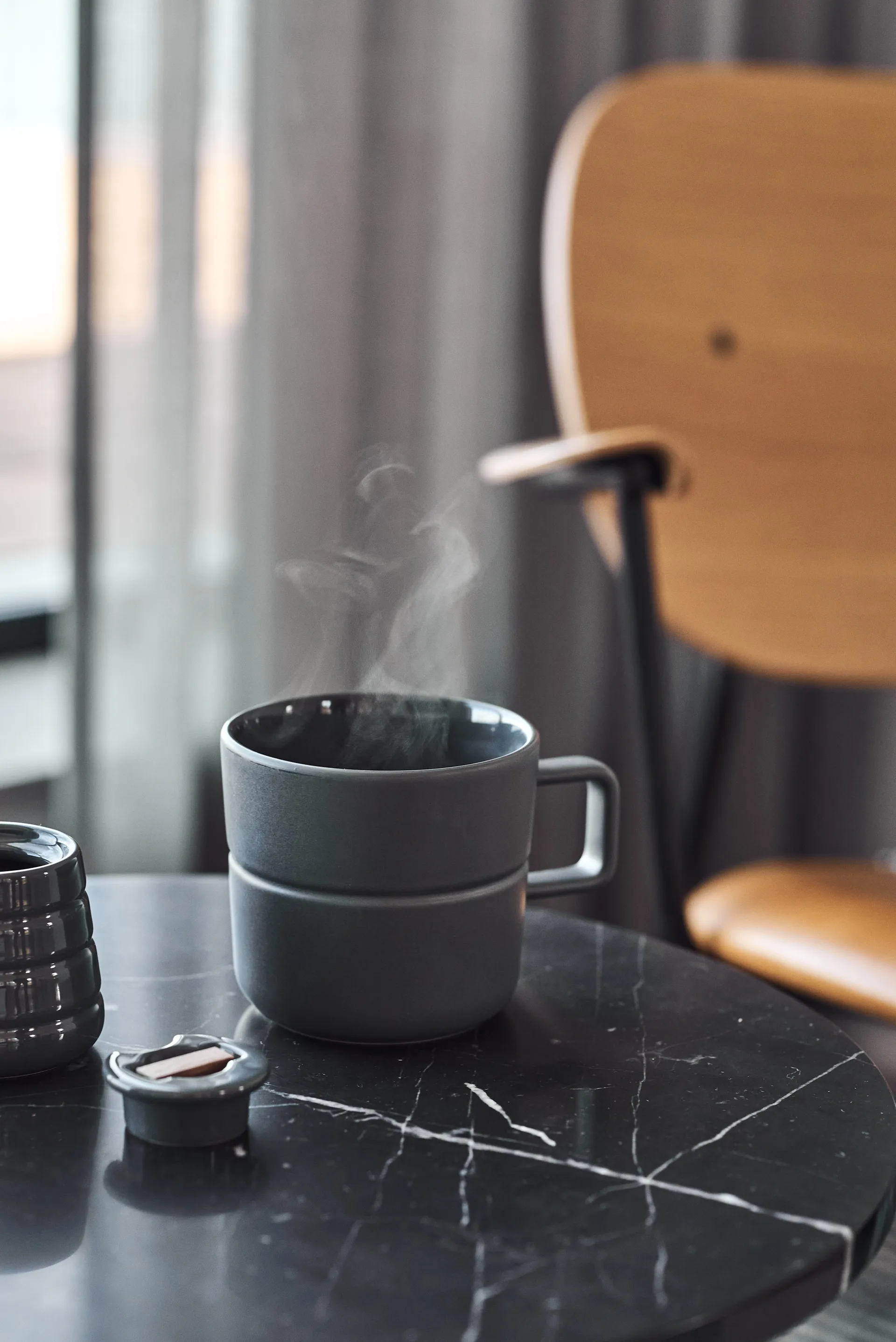 Lines マグ 50 cl 2パック, dark grey NJRD | 二オール