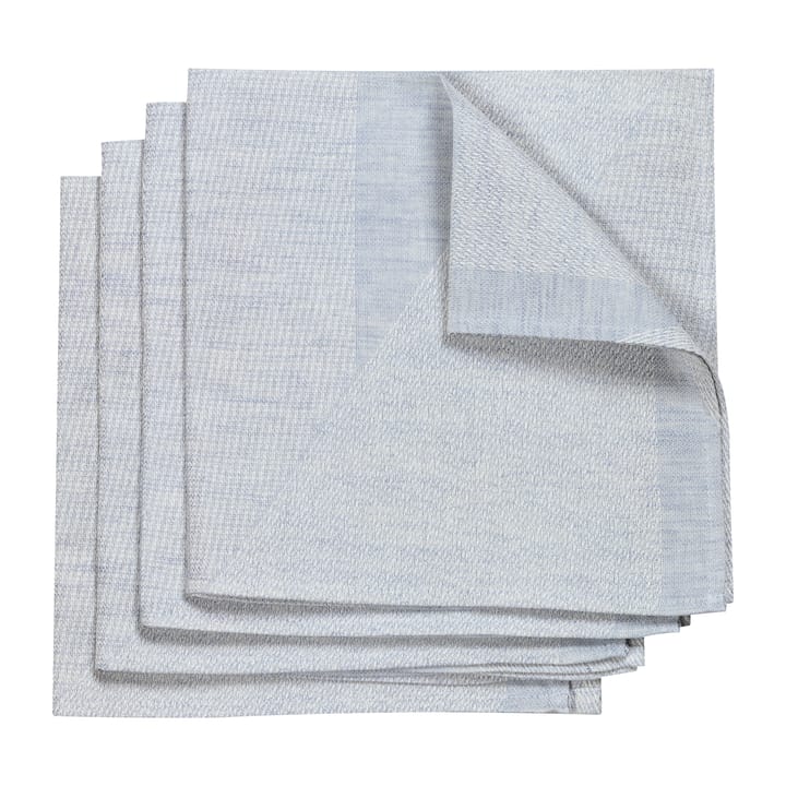 Metric ナプキン 47x47 cm 4-pack - Blue-white - NJRD | 二オール