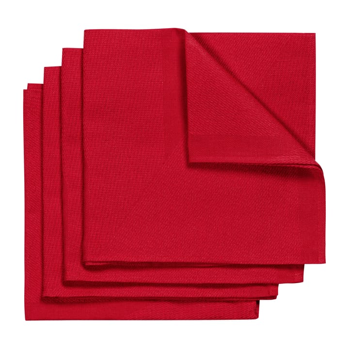 Metric ナプキン 47x47 cm 4-pack - Red - NJRD | 二オール