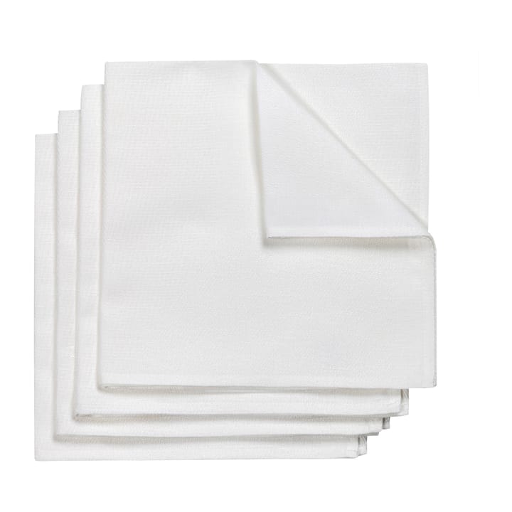 Metric ナプキン 47x47 cm 4-pack - White - NJRD | 二オール