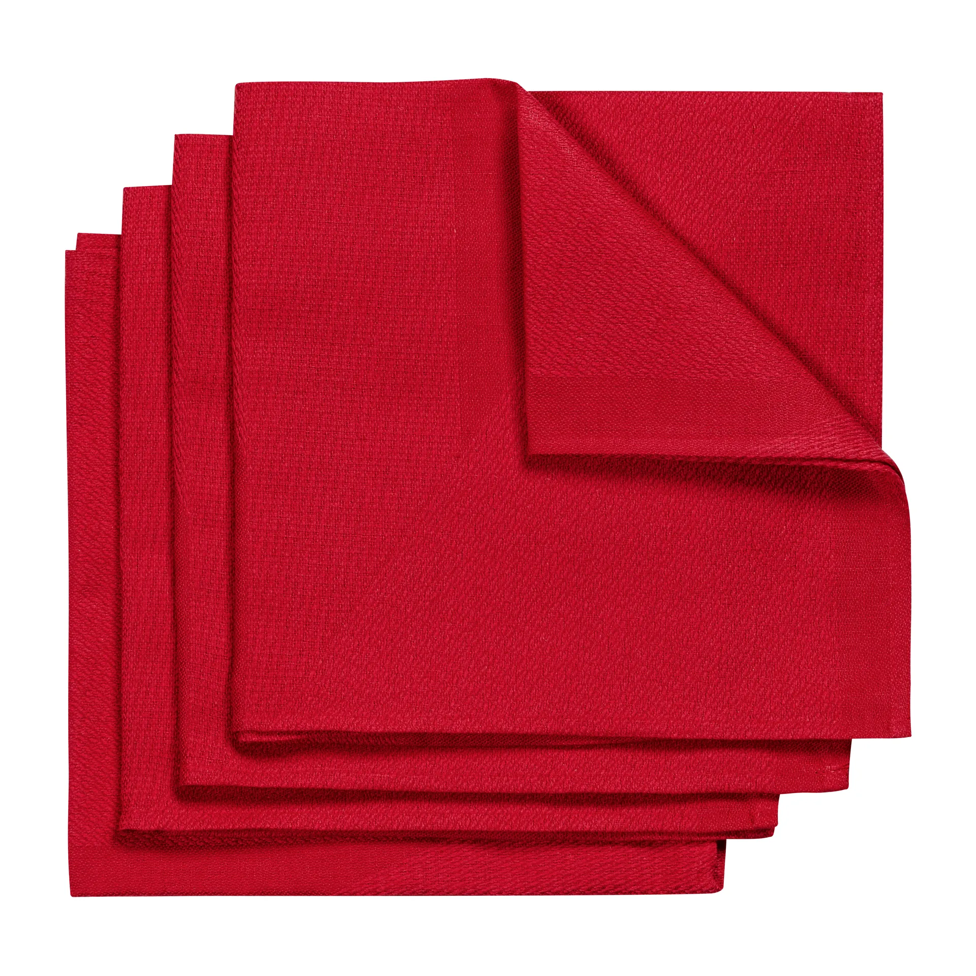Metric ナプキン 47x47 cm 4枚セット, Red NJRD | 二オール