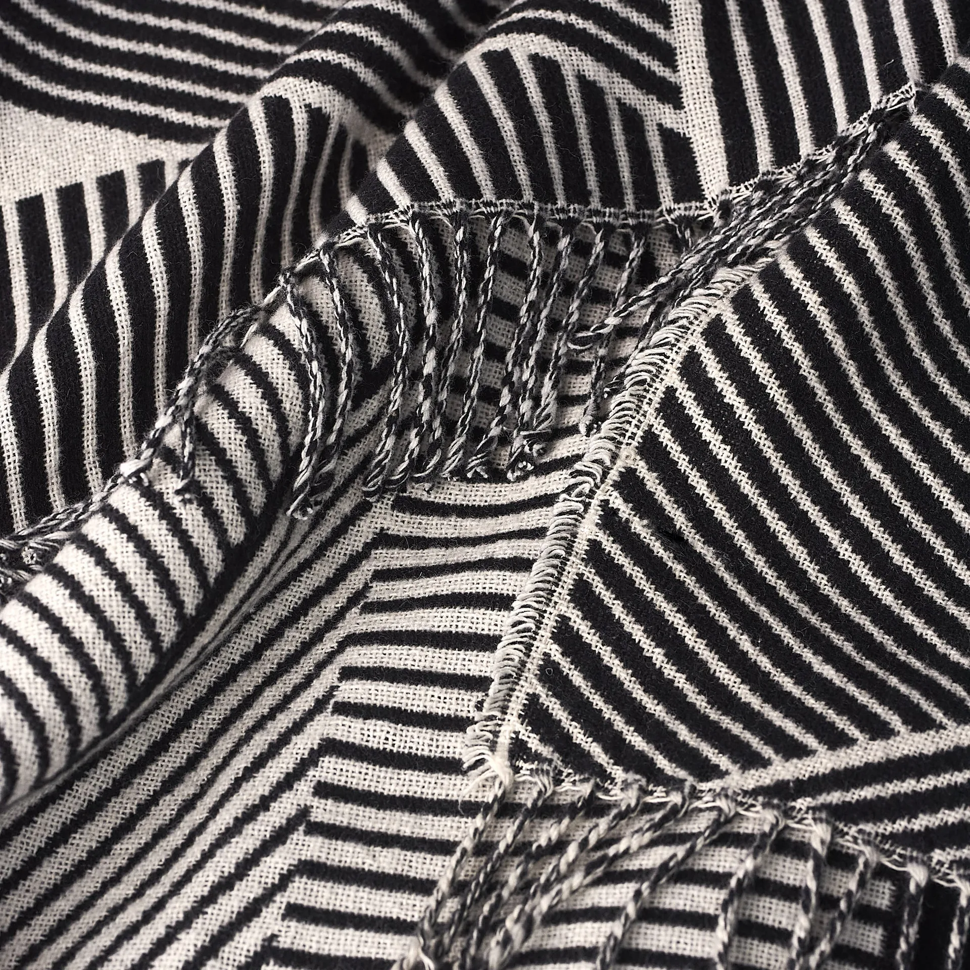 Metric focus コットンスロー, black NJRD | 二オール