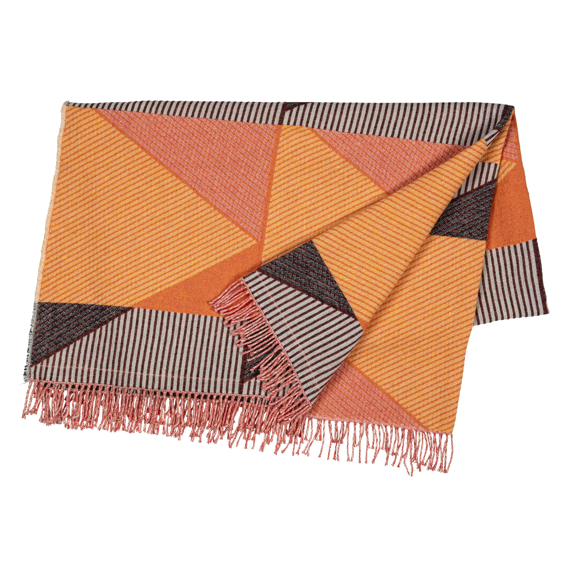 Metric focus No. 1 コットンスロー, pink NJRD | 二オール