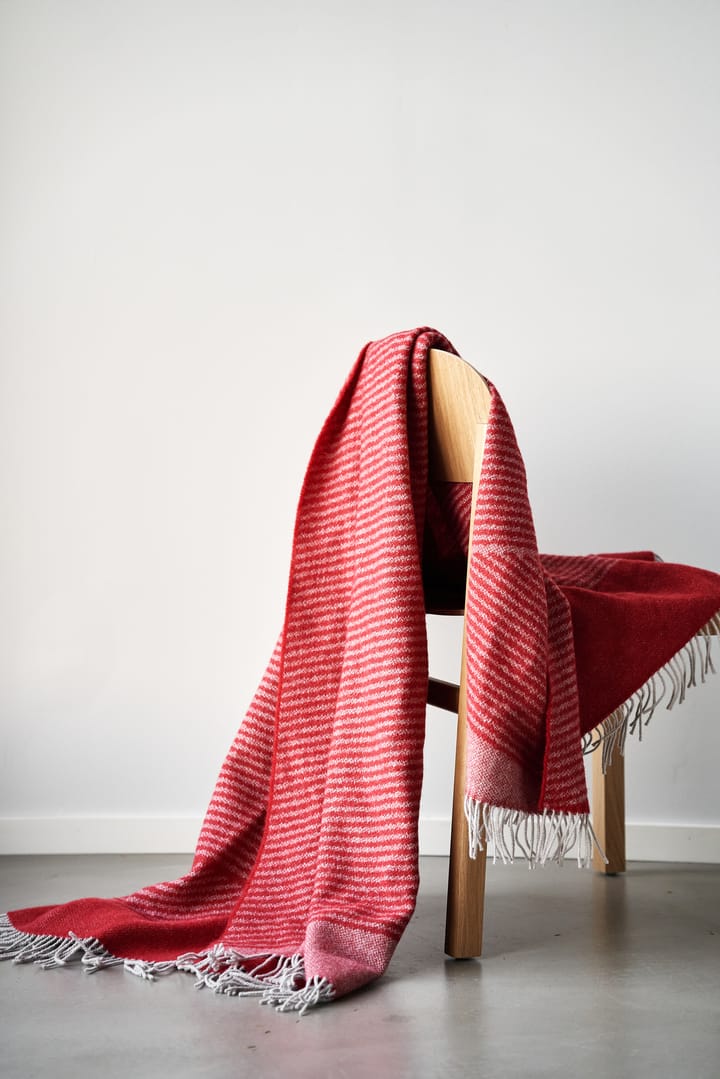 Rectangles ウールスロー 季節限定 130x185 cm, Red NJRD | 二オール