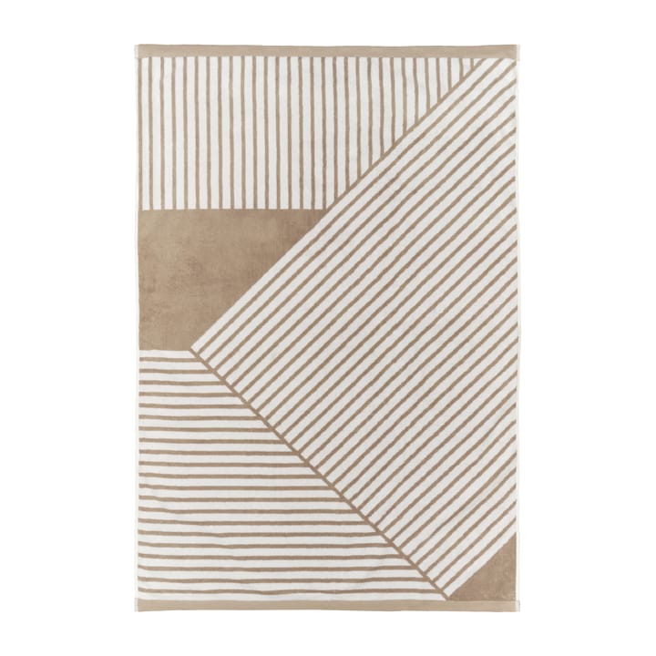 Stripes バスタオル 100x150 cm, Beige NJRD | 二オール