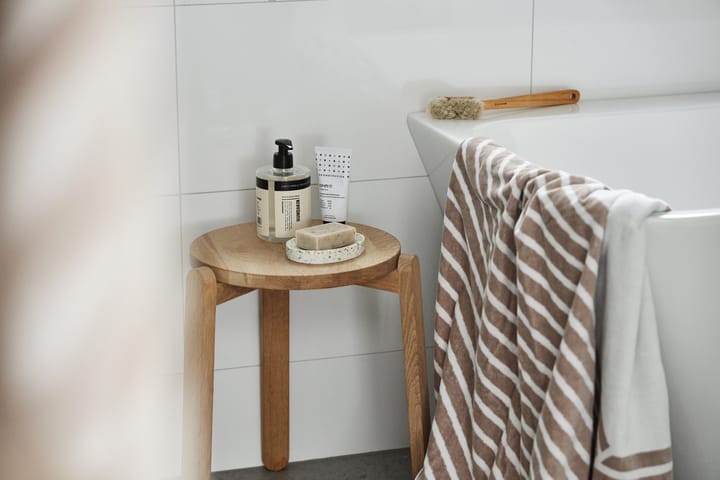 Stripes バスタオル 100x150 cm, Beige NJRD | 二オール
