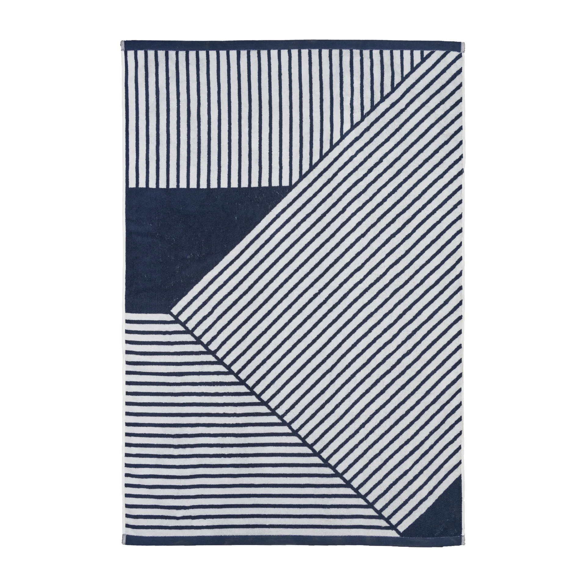 Stripes バスタオル 100x150 cm, Blue NJRD | 二オール