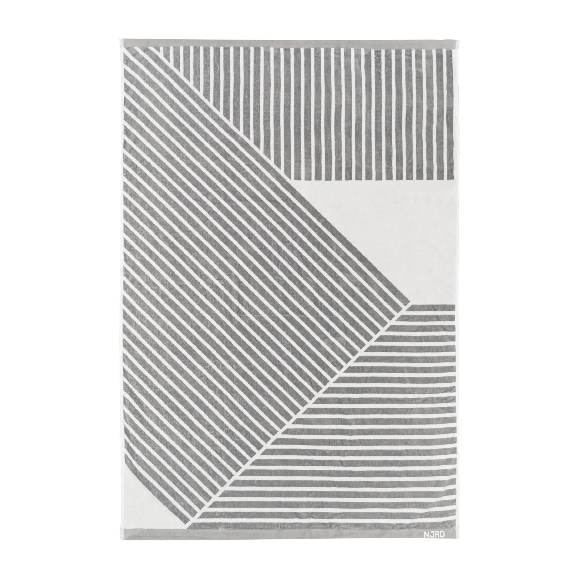 Stripes バスタオル 100x150 cm, Grey NJRD | 二オール