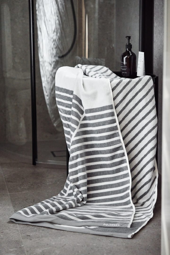 Stripes バスタオル 100x150 cm, Grey NJRD | 二オール
