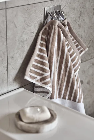 Stripes キッチンタオル 4枚セット - Beige - NJRD