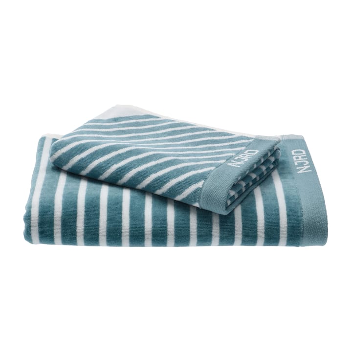 Stripes タオル 50x70 cm Special Edition 2022, Turquoise NJRD | 二オール