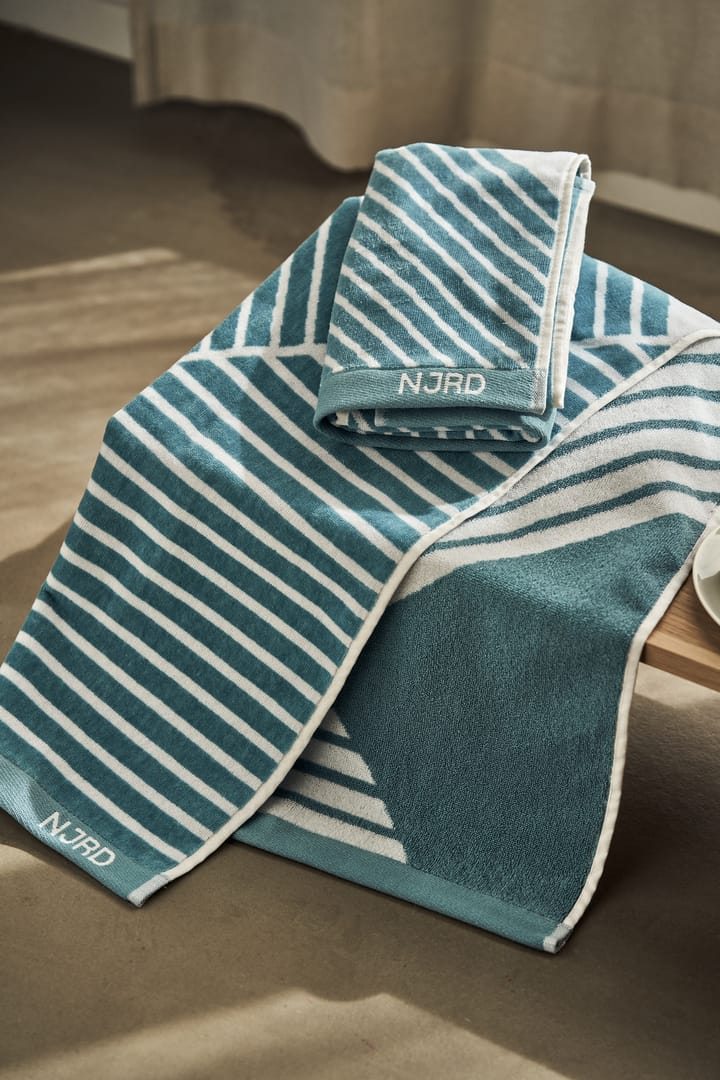 Stripes タオル 50x70 cm Special Edition 2022 - Turquoise - NJRD | 二オール