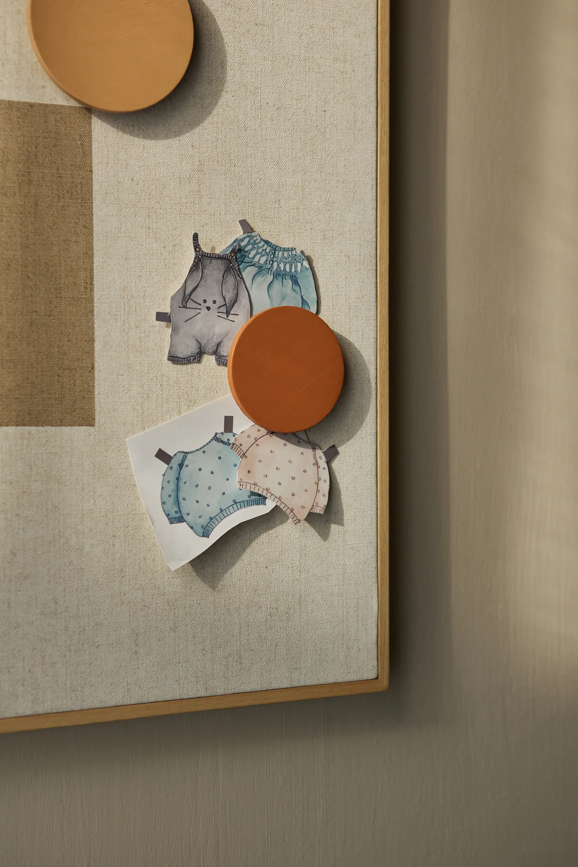 マグネットボード マグネット3個付き, Sand Nofred