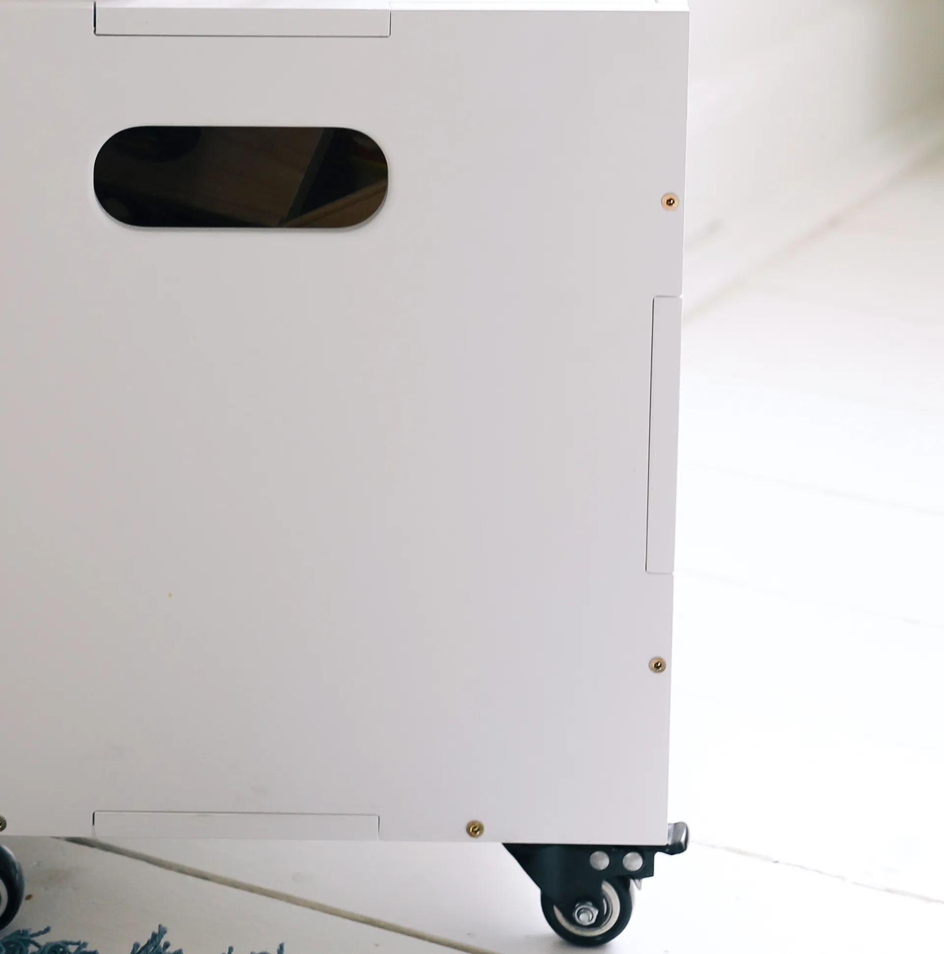 Cube 収納ボックス用 キャスター 4個セット, Black Nofred