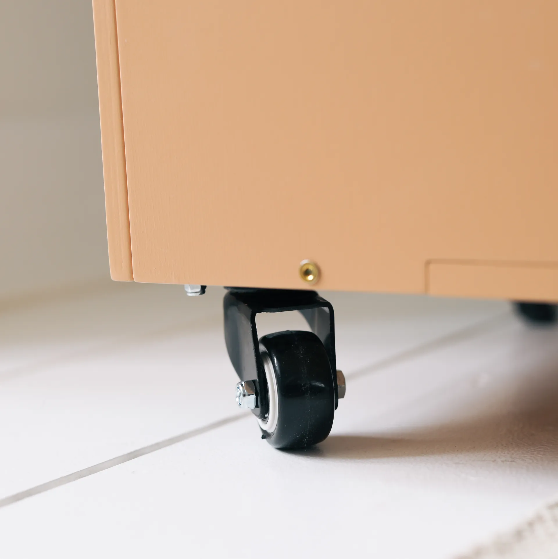 Cube 収納ボックス用 キャスター 4個セット, Black Nofred