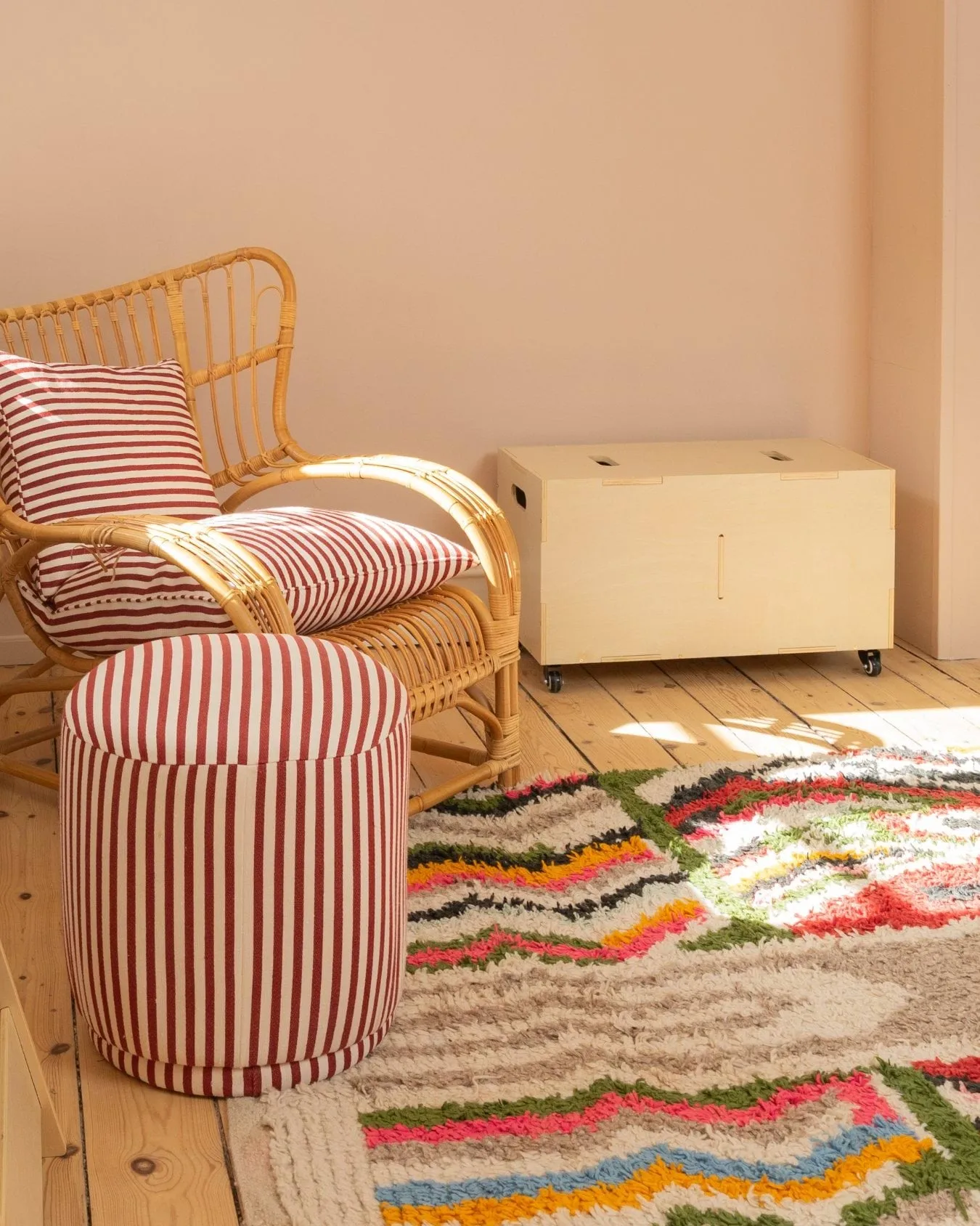 Cube 収納ボックス Long, Birch Nofred