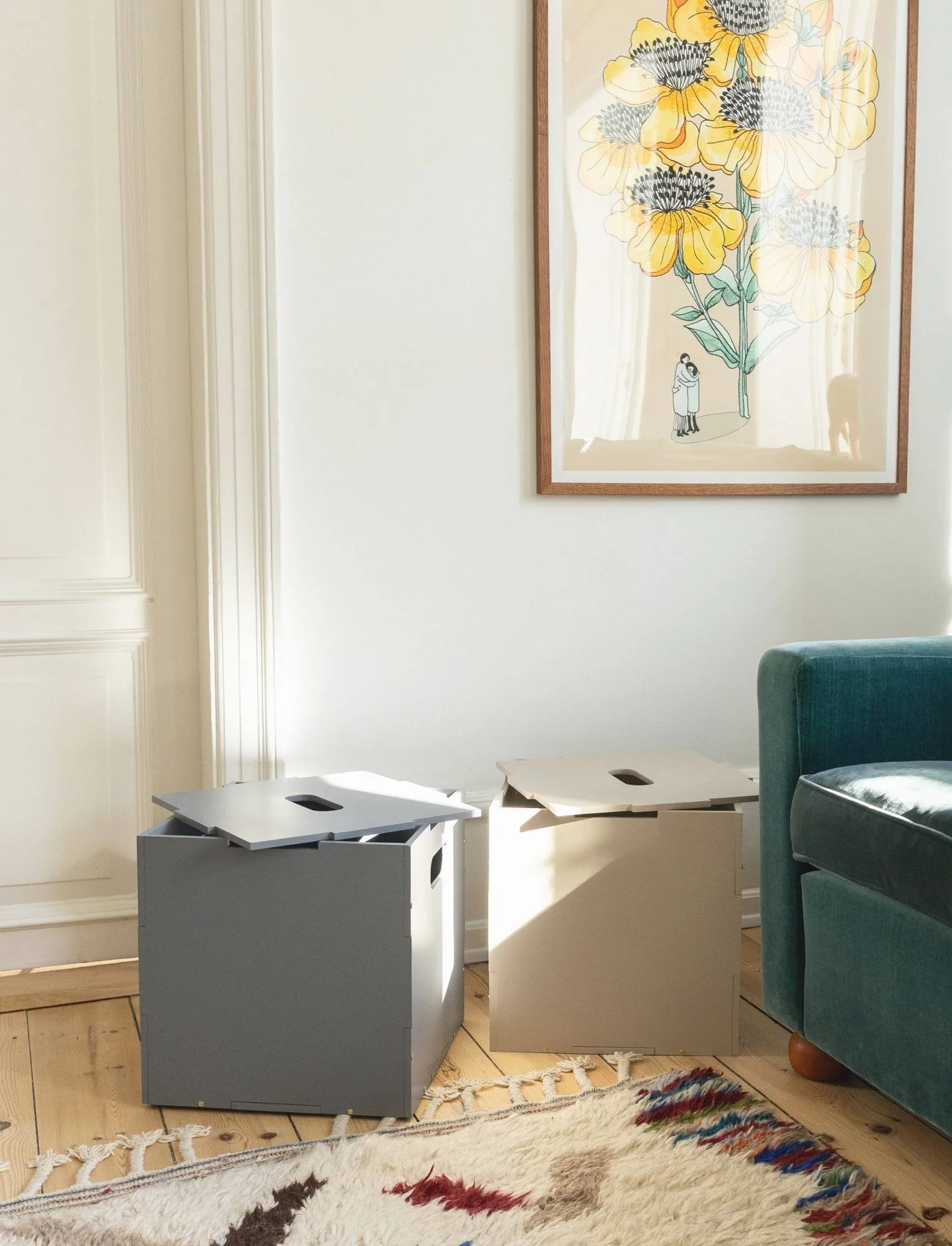 Cube 収納ボックス, Olive green Nofred
