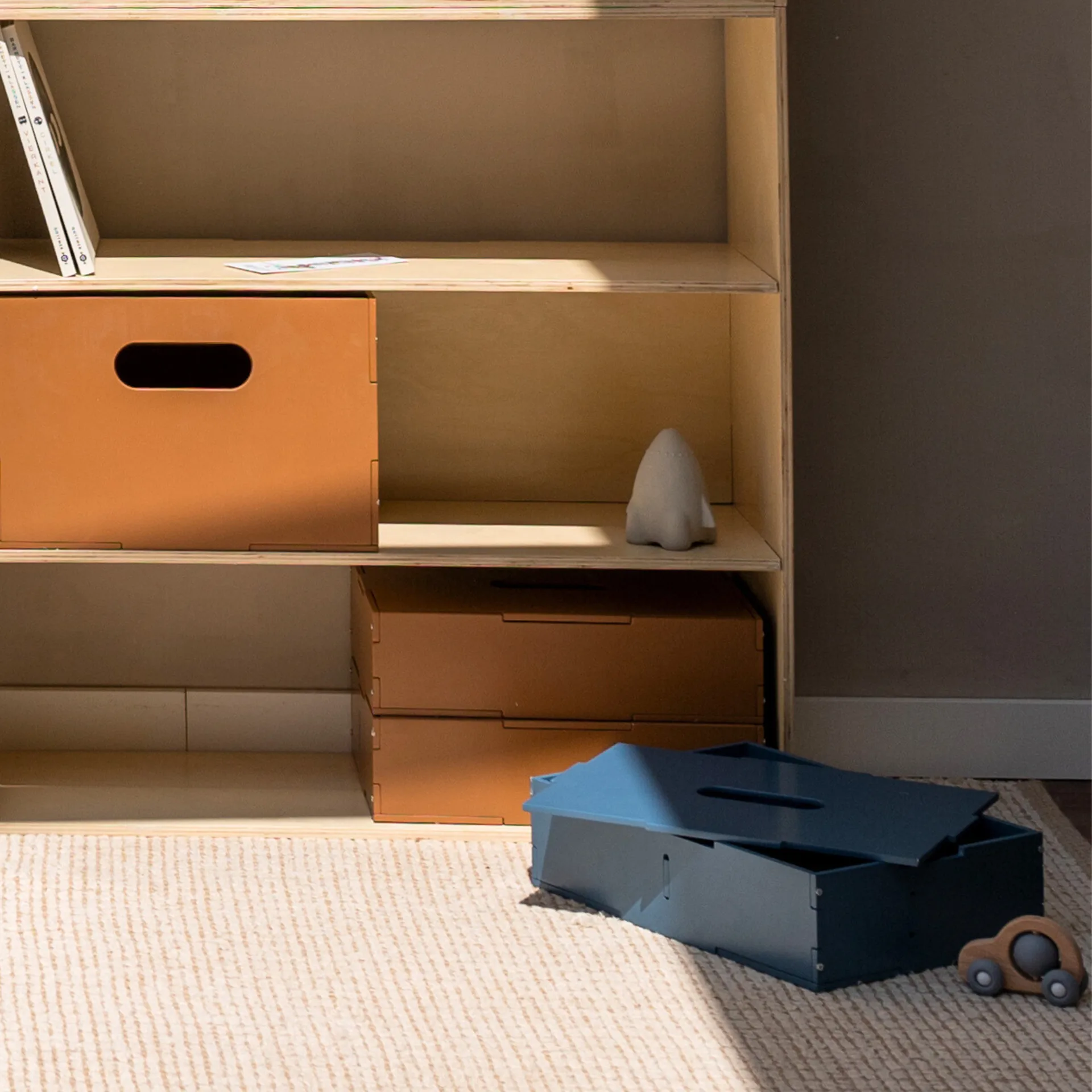 Kiddo ツールボックス 収納ボックス, Blue Nofred