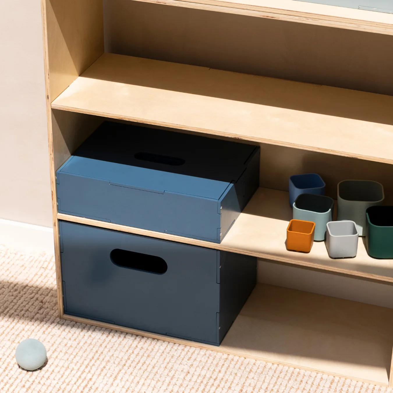 Kiddo ツールボックス 収納ボックス, Blue Nofred