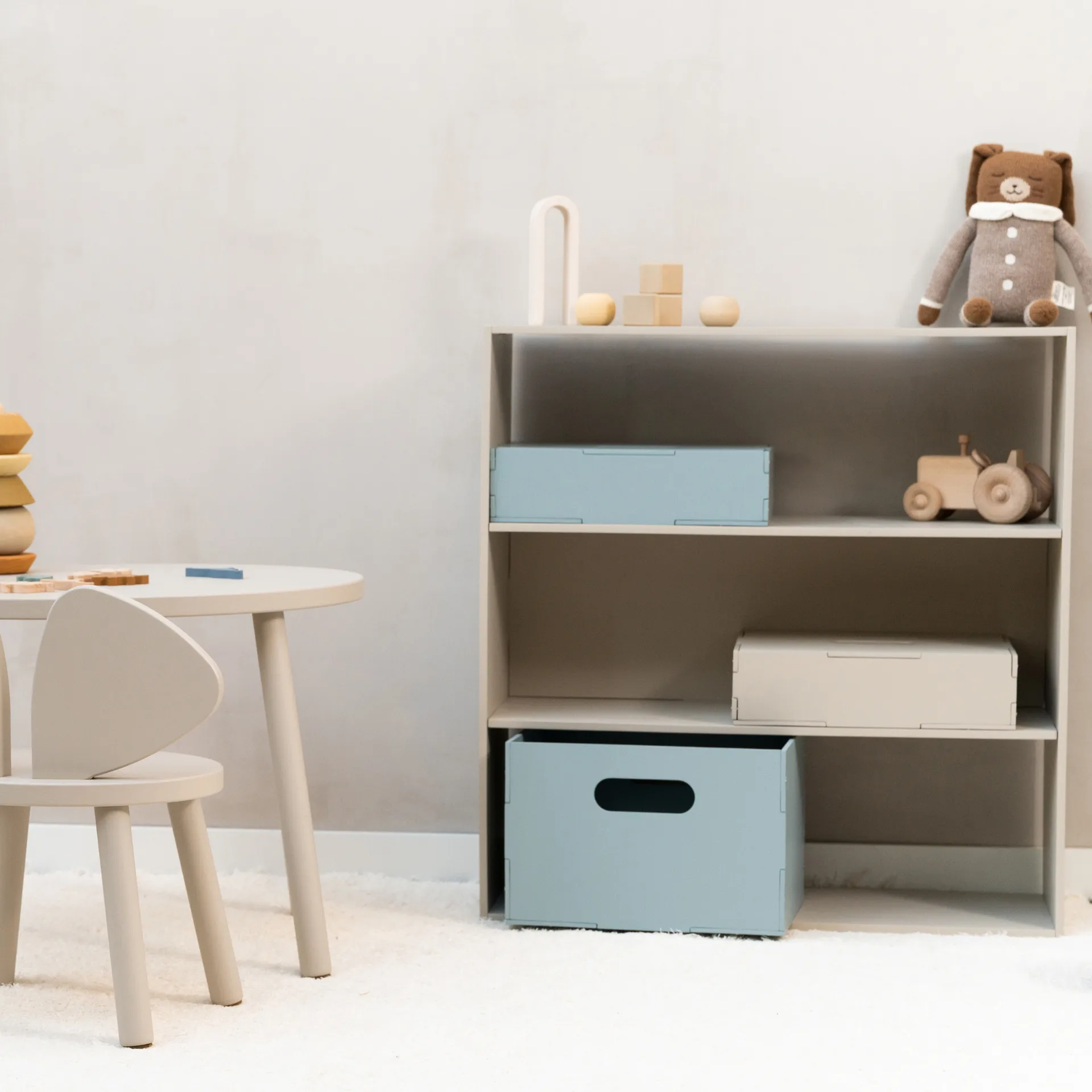 Kiddo Shelving 子供用 シェルフ, Beige Nofred
