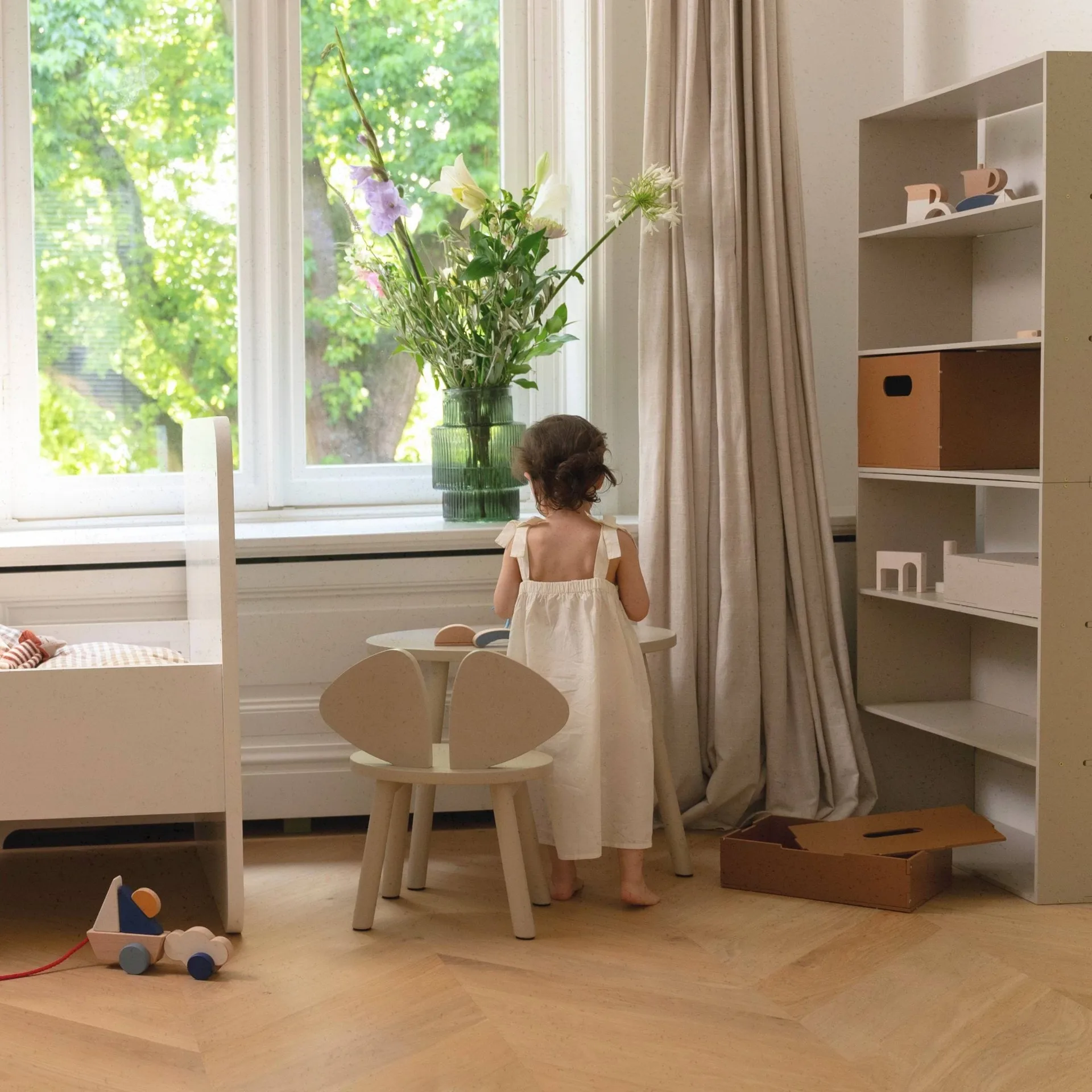 Kiddo Shelving 子供用 シェルフ, Beige Nofred