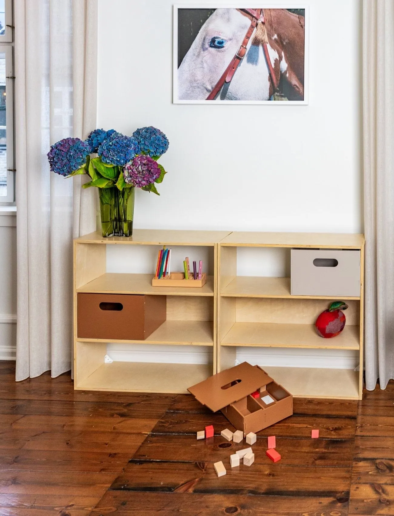 Kiddo Shelving 子供用 シェルフ, Birch Nofred