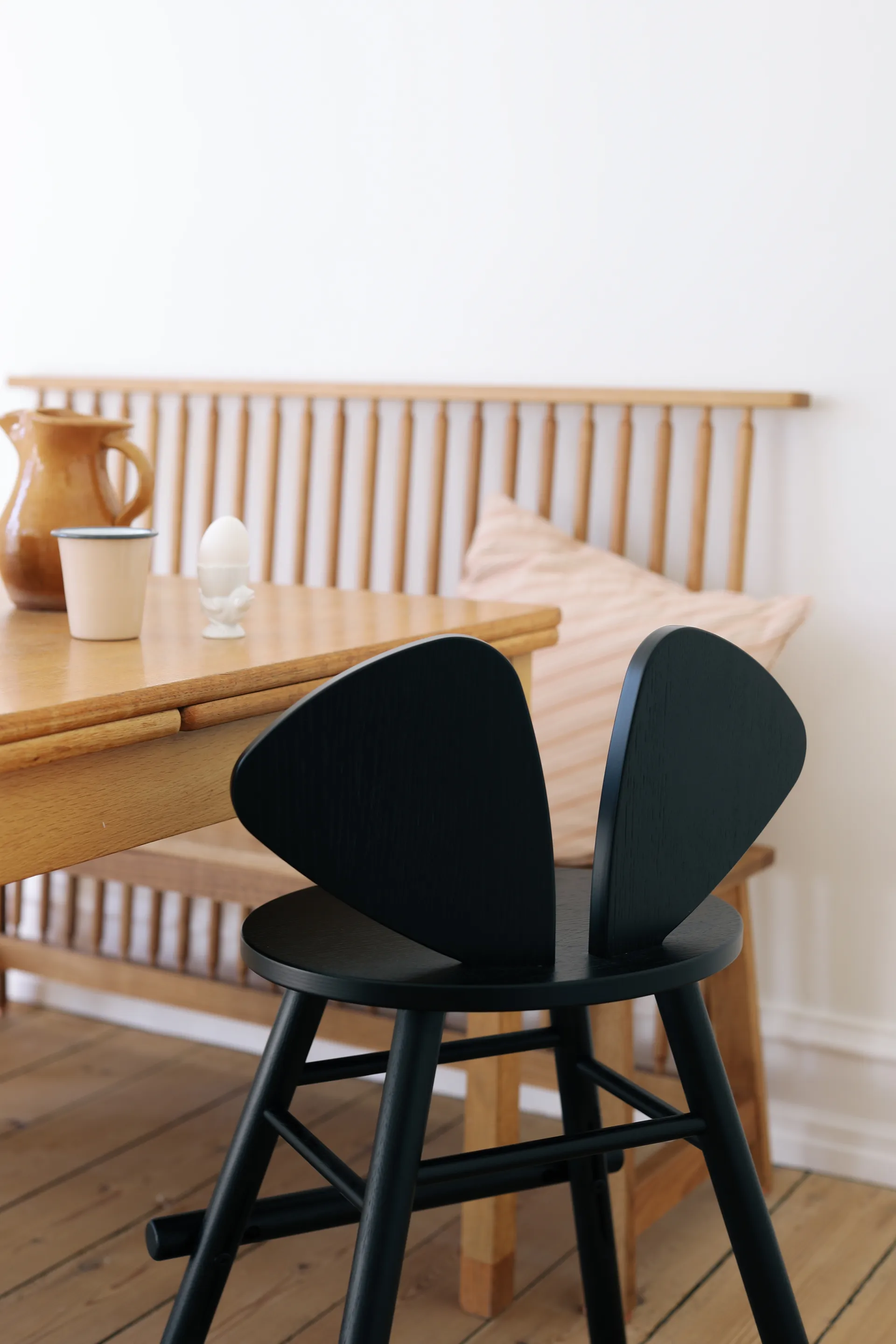 Mouse チェア ジュニア, Black Nofred