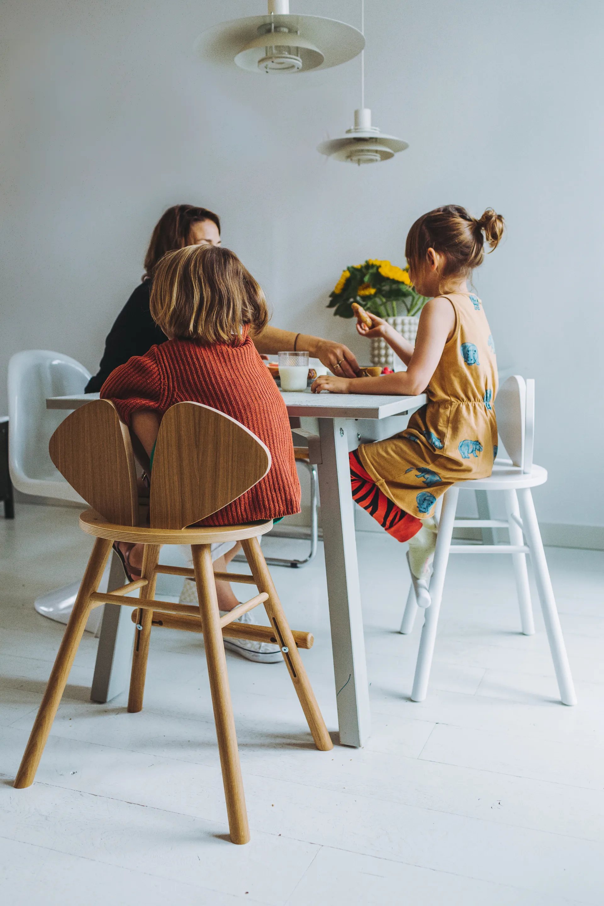 Mouse チェア ジュニア, White Nofred