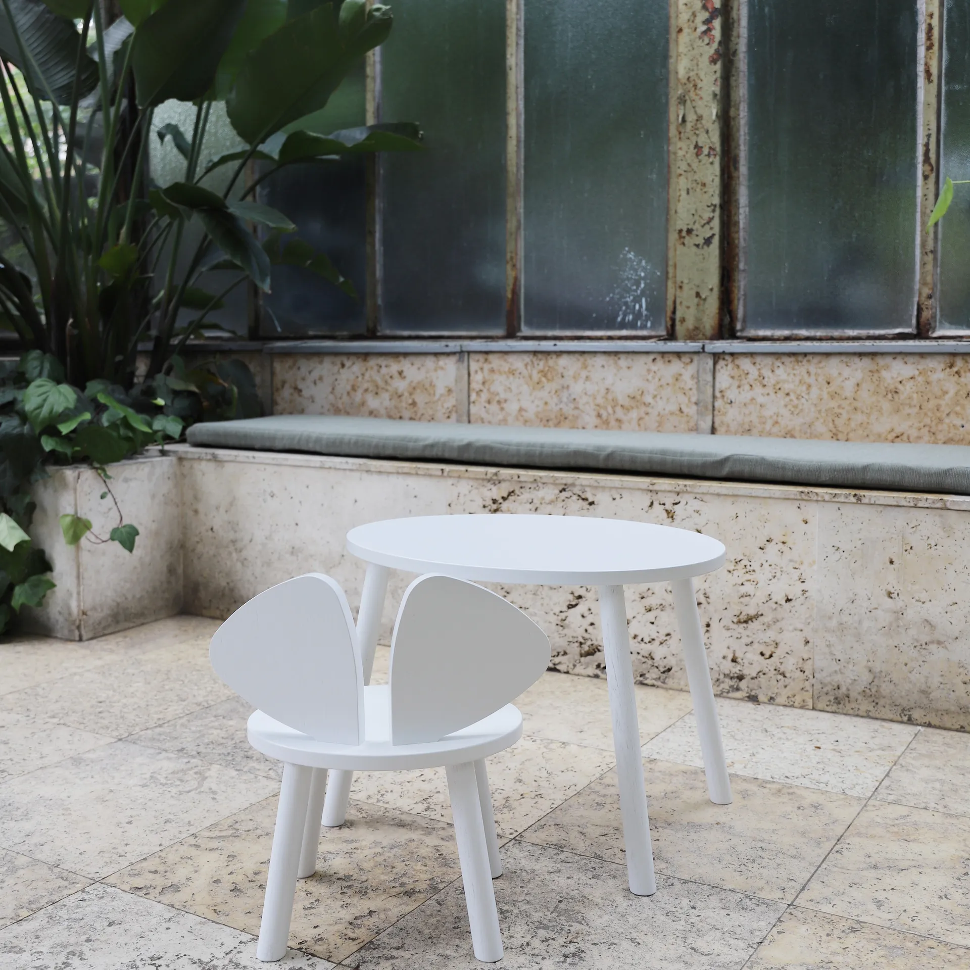 Mouse テーブル 子供用 テーブル, White Nofred